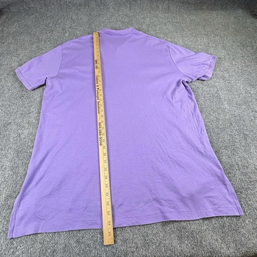 Polo Ralph Lauren Polo Shirt Mens XXL Purple  Pony Logo Preppy Golf Classic Y2K